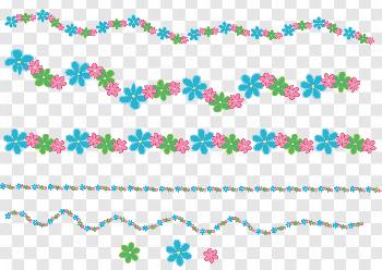 White Garland PNG Transparent Images Free Download, Vector Files