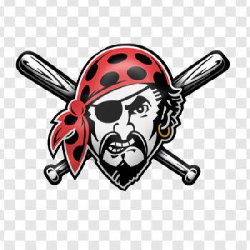 Download Pittsburgh Pirates Logo With Pirate Art Wallpaper