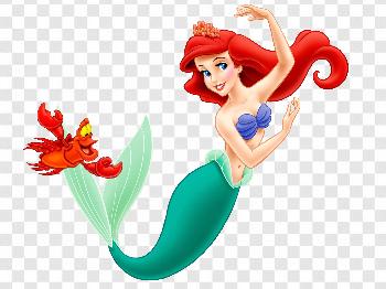 Little Mermaid Fre Png Transparent Background Free Download - PNG Images