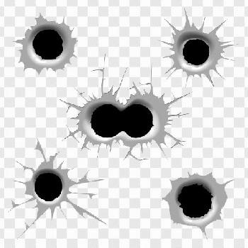 Hole Cute Free Clipart Hd, Bullet, Discovery, Hole, Blank Transparent ...