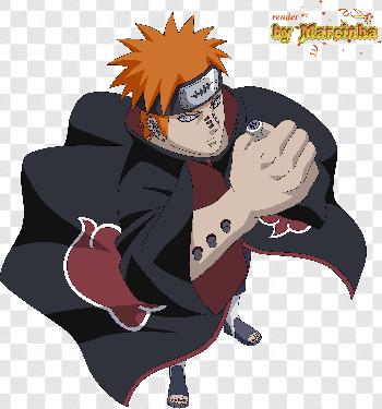 Naruto Pain Clipart Line - Pain Face Naruto Drawing, HD Png Download ,  Transparent Png Image