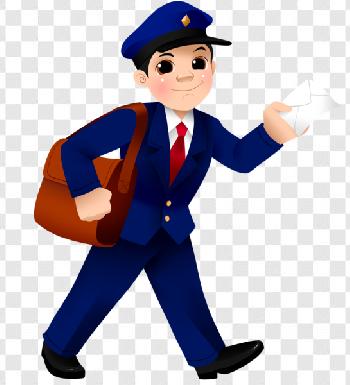 Postman Clip Art Transparent Background Free Download - PNG Images