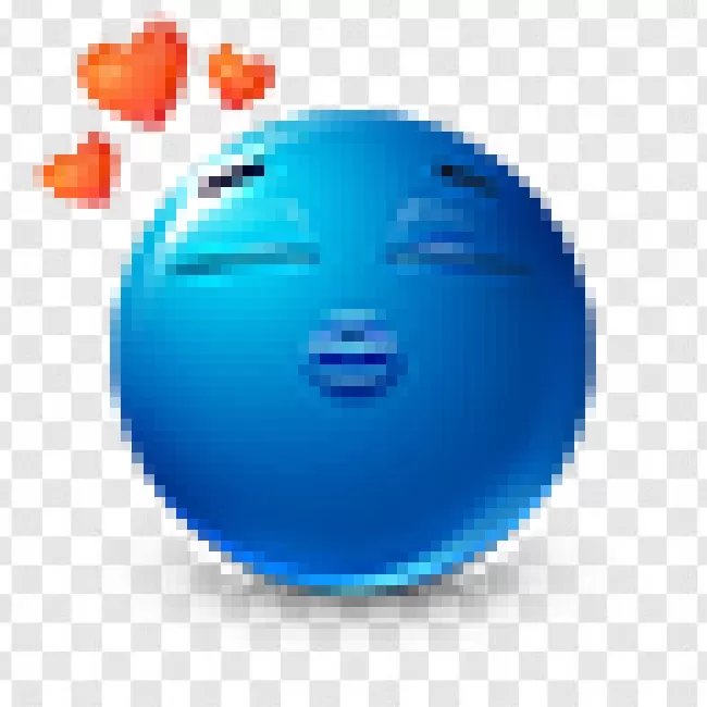 Blue Emoji Photo Transparent Background Free Download - PNG Images