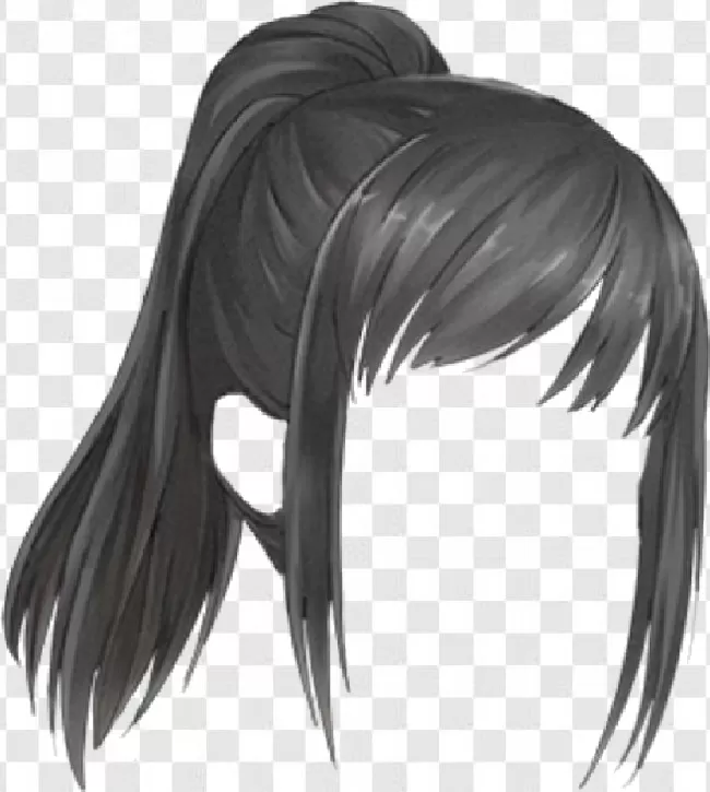 Anime Hair PNG Isolated Pic  PNG Mart