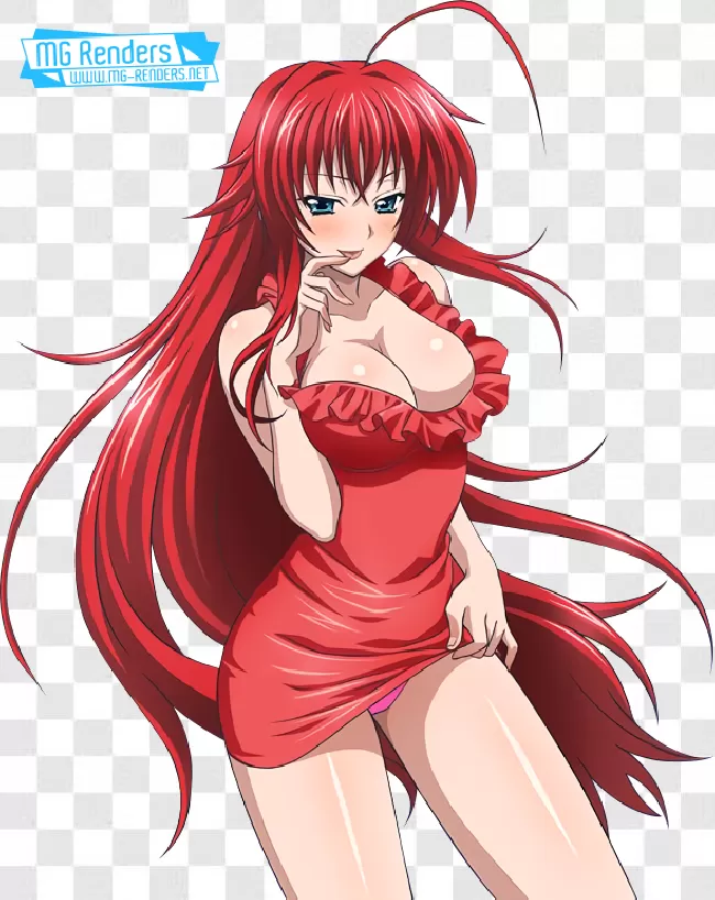 Anime, Y?ko Hikasa (japanese), Rias, Anime Girl