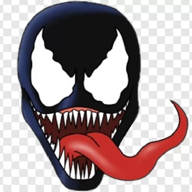 Tongue, Dangerous, Teeth, Jaw, Predator, Deadly, Vector, Smile, Snake, Design, Black, Superhero, Costume, Venom, Mouth, Horror, Comic, Art, Eye, Symbol, Evil, Danger, Devil, Isolated, Poison