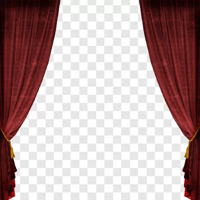 Decoration Clipart, Clipart, Decoration, Design Element, Vector, Red Curtains, Style, Design, Decoration Stage, Get, Object, Fashion, Drapery, Curtains