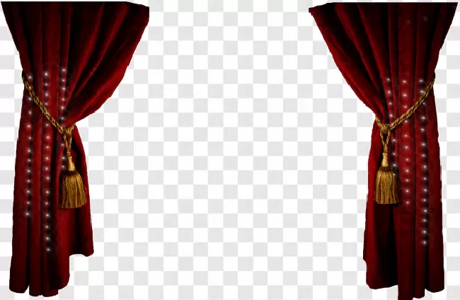 Fashion, Decoration, Vector, Curtains, Drapery, Object, Red Curtains, Design Element, Design, Decoration Clipart, Get, Style, Decoration Stage
