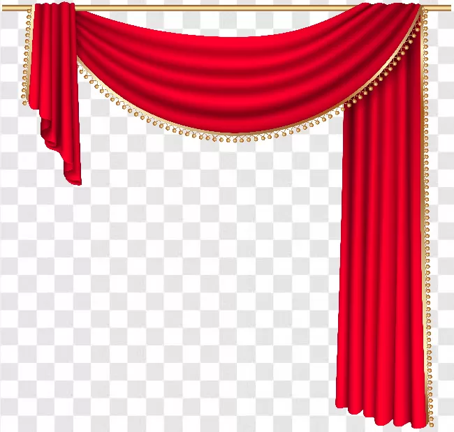 Fashion, Decoration Stage, Design, Curtains, Clipart, Get, Decoration Clipart, Style, Vector, Design Element, Object, Drapery, Decoration, Red Curtains