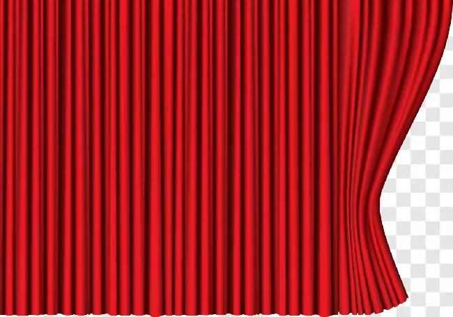 Clipart, Vector, Design Element, Design, Object, Decoration, Style, Fashion, Get, Red Curtains, Decoration Clipart, Drapery, Curtains, Decoration Stage