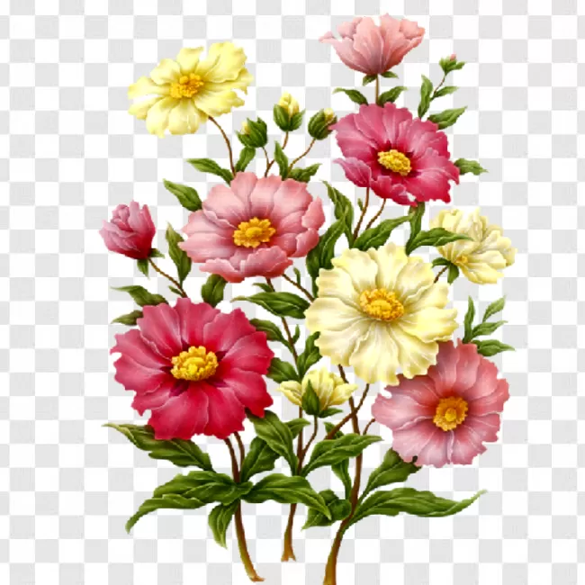 Flowers Bunch Png For Editing Transparent Background Free Download -  PNGImages