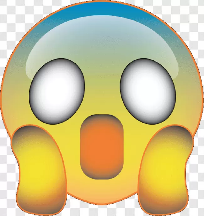 Shocked Emoji Photo Transparent Background Free Download - PNG Images