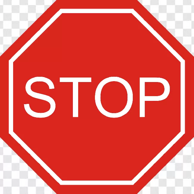 Stop Sign Picture Png Transparent Background Free Download - PNG Images