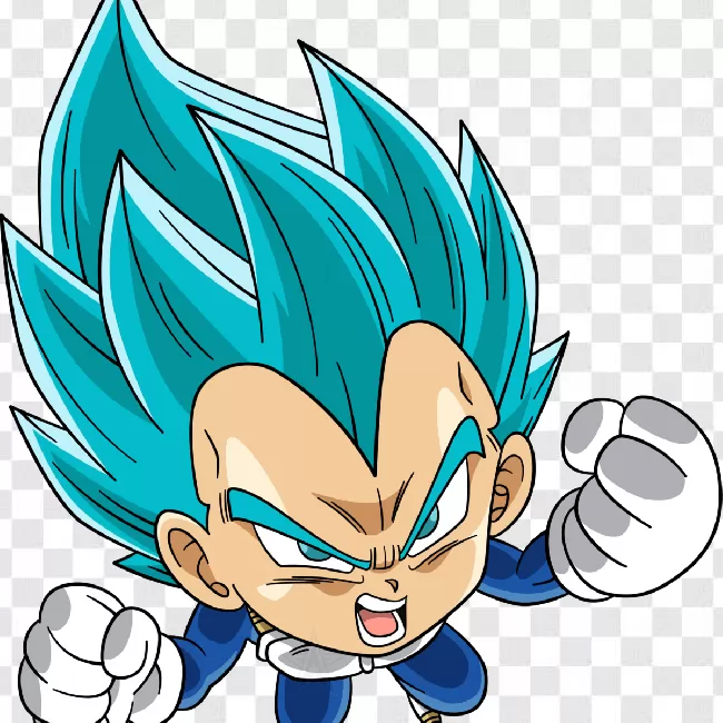 Vegeta # (SSJ) transparent background PNG clipart