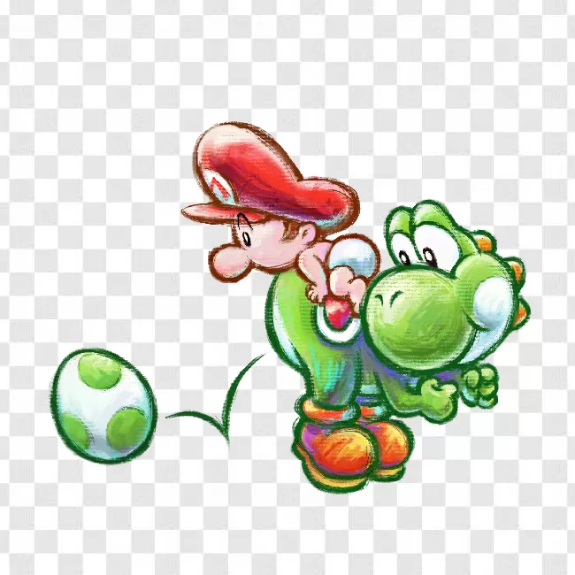 Yoshi Egg icon transparent background PNG clipart