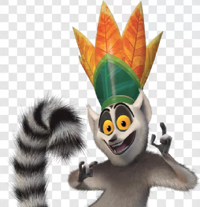 Cartoon, Sentosa Island, King Julien, All Hail King Julien