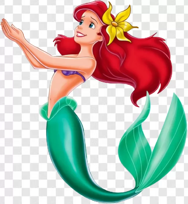 Little Mermaid Png Pics Transparent Background Free Download - PNG Images