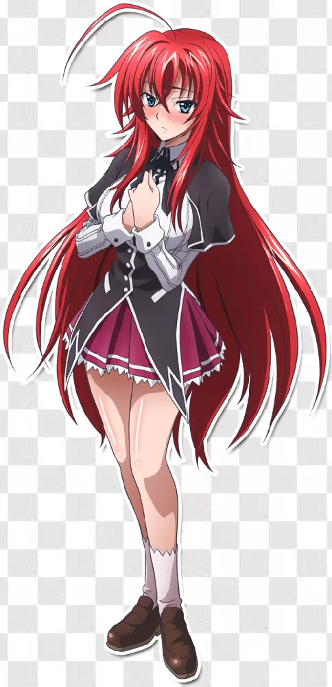 High School DxD Rias Gremory National Secondary School Anime PNG - Free  Download in 2023