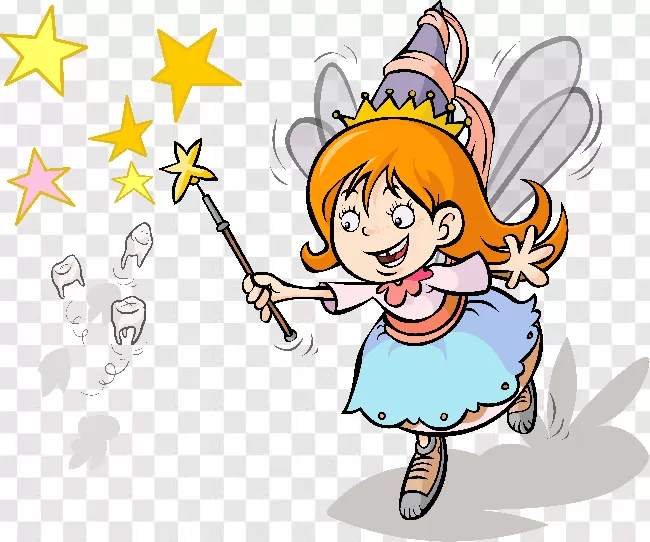 Magic, Fairy, Tooth, Child, Cartoon, Character, Dental, Cute, Wing