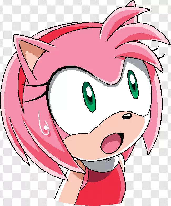 Amy Rose Png Full Hd Transparent Background Free Download - PNG Images