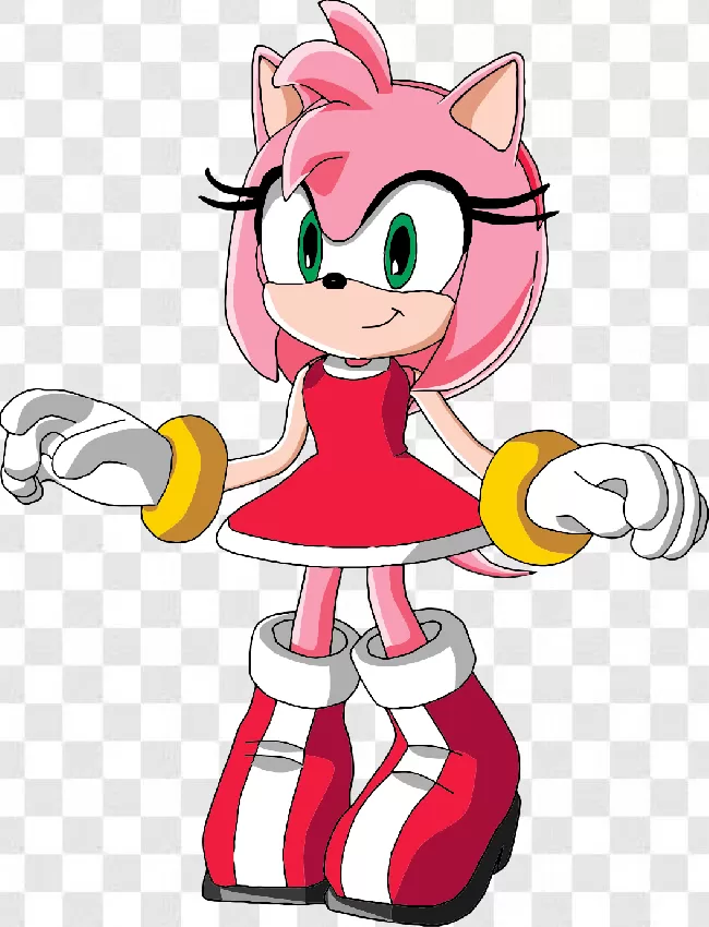 Colours, Symbol, Head, Design, Character, Sonic, Children, Comic, Decoration, Pink