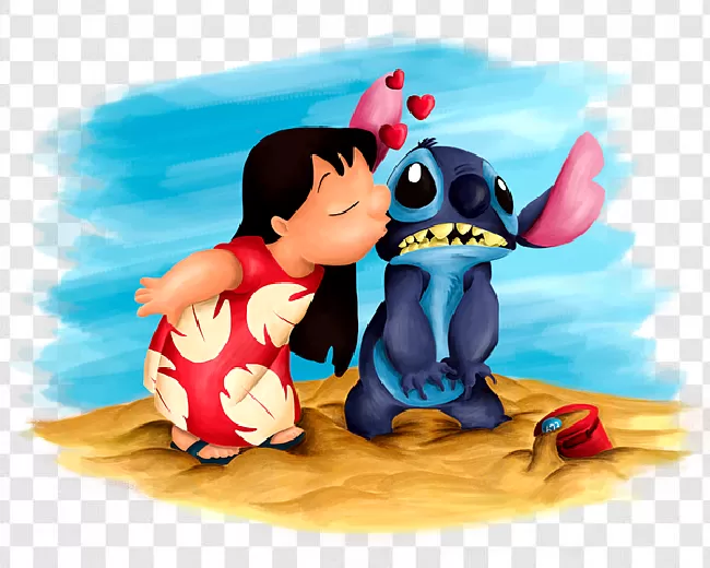 Cartoon, Toy, Figure, Blue, Disney, Alien, Character, Stitch, Animal, Lilo