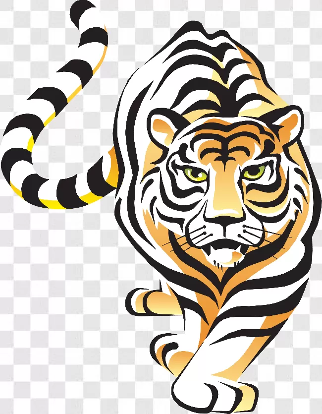 Premium Vector | Black tiger logo illustration vector design