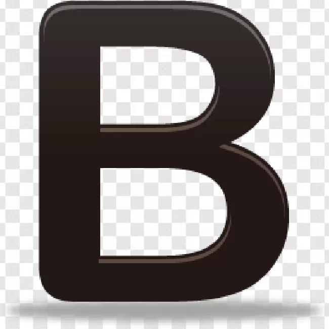 Letter B Design Text Logo Transparent Background Free Download - PNG Images