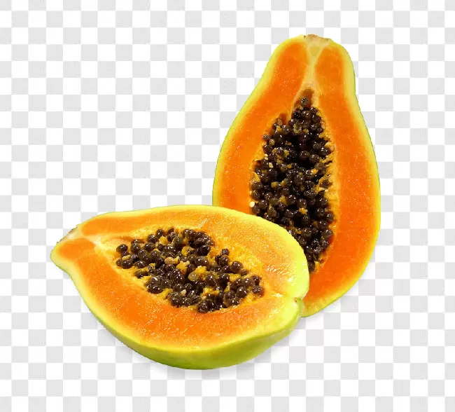 Fruit, Tropical, Sweet, Food, Seed, Fresh, Dessert, Papaya, Ripe, Juicy