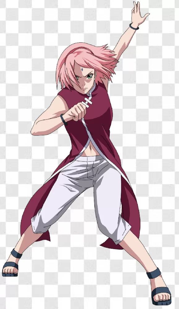 Sakura Haruno Cool transparent background PNG clipart