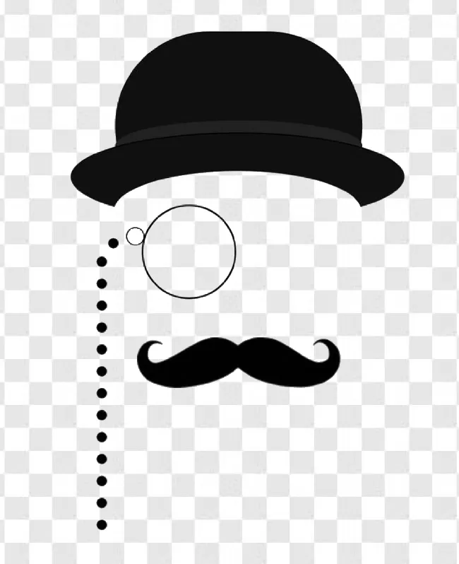 Man, Vector, Gentleman, Retro, Monocle, Glass, Vintage