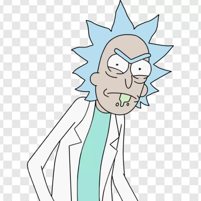 Rick, Character, Art, Design, Cartoon, Vector